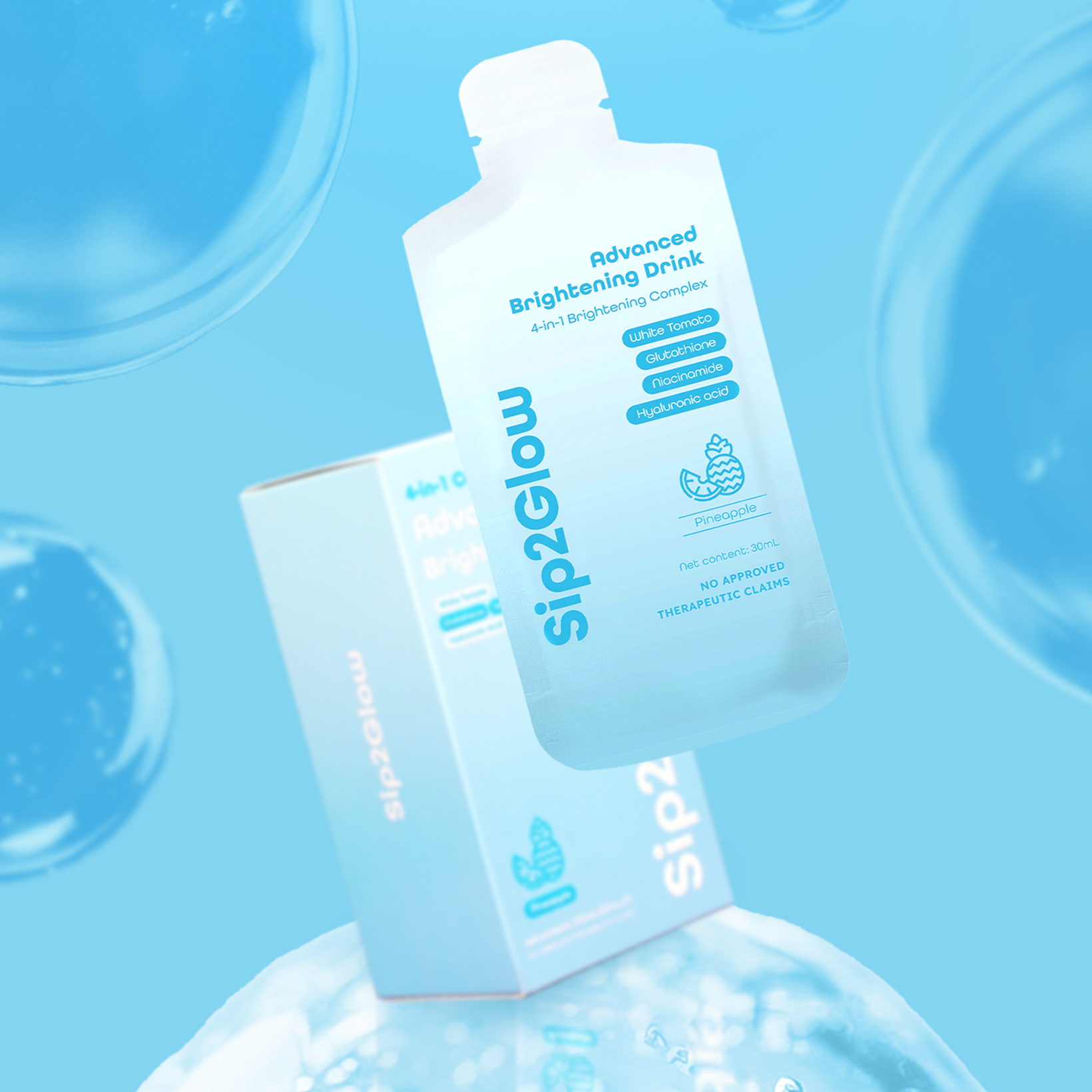 glutathione vs hyaluronic acid Sip2Glow Brightening Drink Korean Niacinamide Glutathi ensure the bottle is bpc 157 oral vs COPPER PEPTIDE Flavor:Mixed Berry